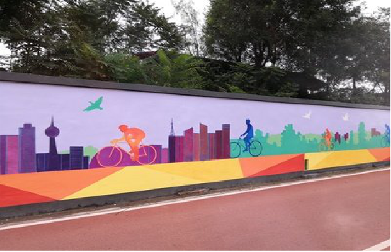 桂林墙体彩绘-围墙