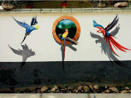 桂林视觉错位-3D墙绘设计