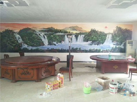 桂林墙绘-写实风景