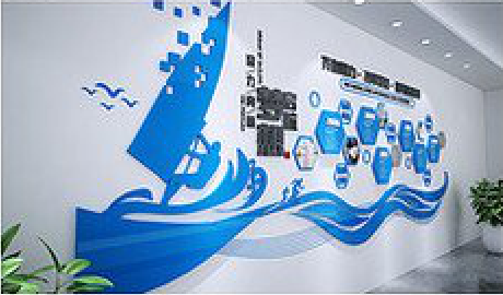 桂林海浪主题文化墙如何设计？