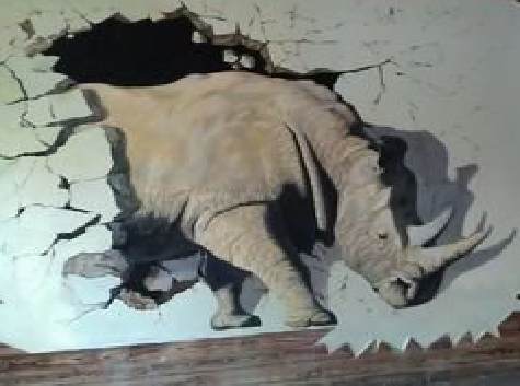 桂林在墙绘中，如何绘制3D效果？