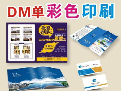 桂林单页印刷，色彩搭配简单。