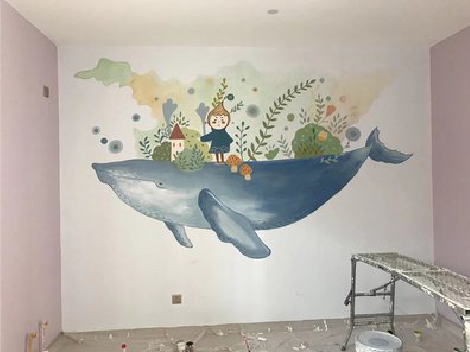 桂林手绘墙的特点及优势。